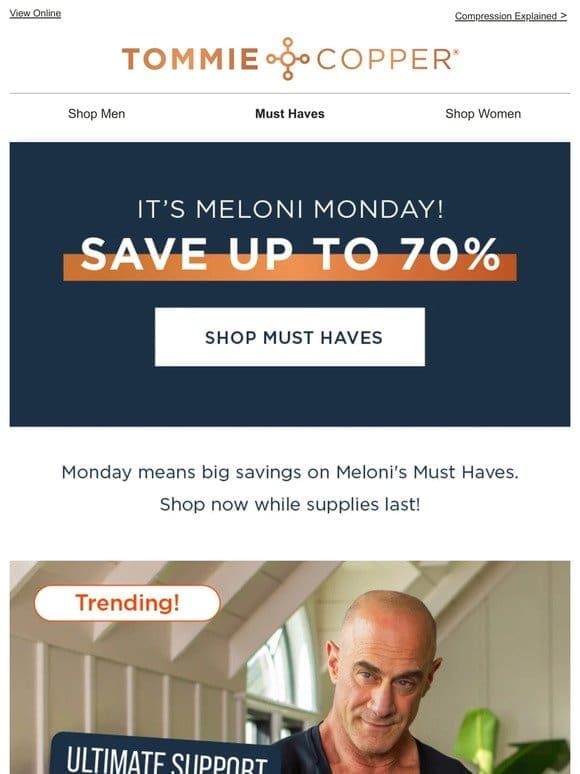 Save On Chris Meloni’s favorite products – Up To 70% OFF