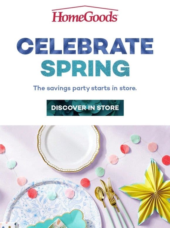 Save in store at The Celebration Shop!​