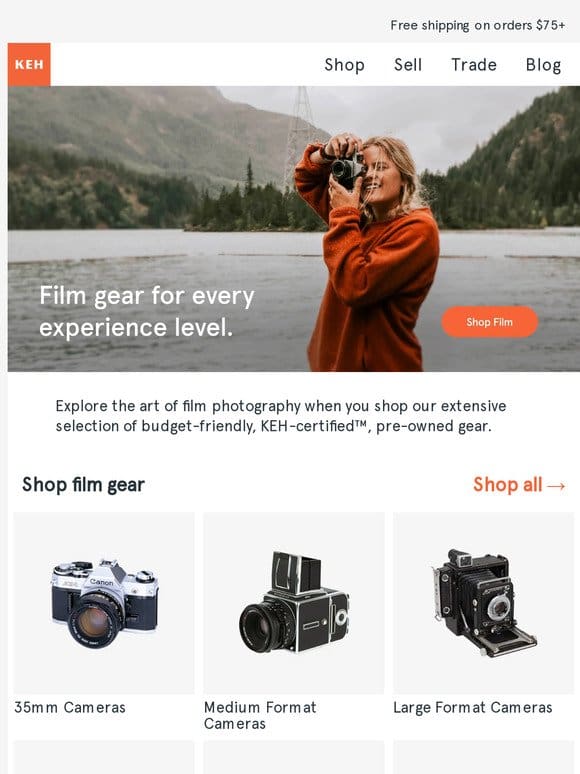 Shop film gear at great prices  ️