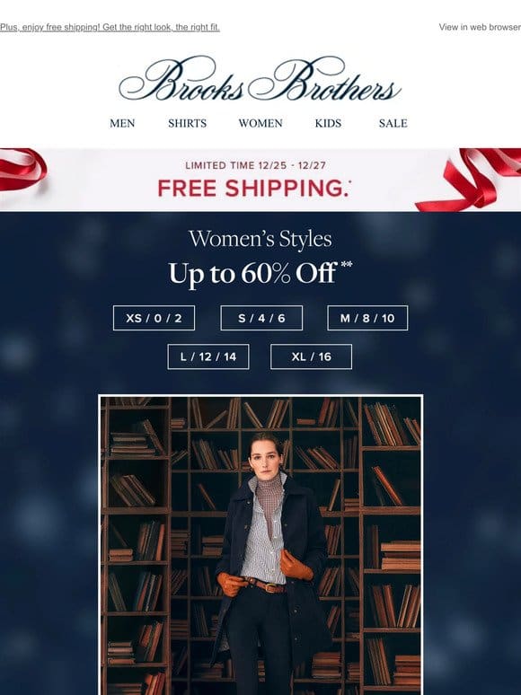 Shop up to 60% off in your size