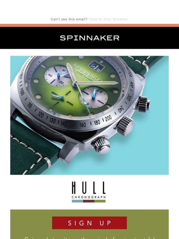 Sneak Peek: New Hull Chronographs