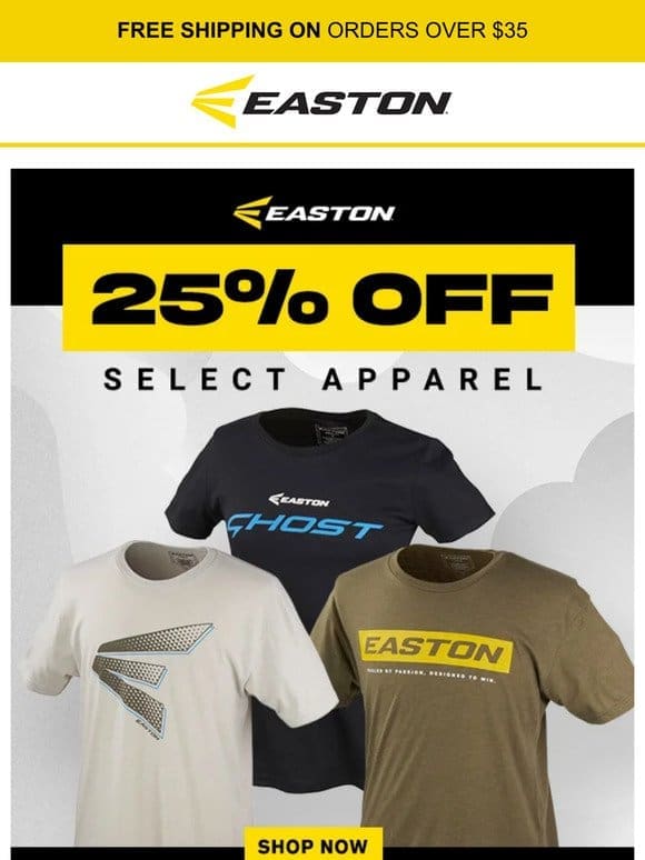 Spring Apparel Sale: Save 25% This Week