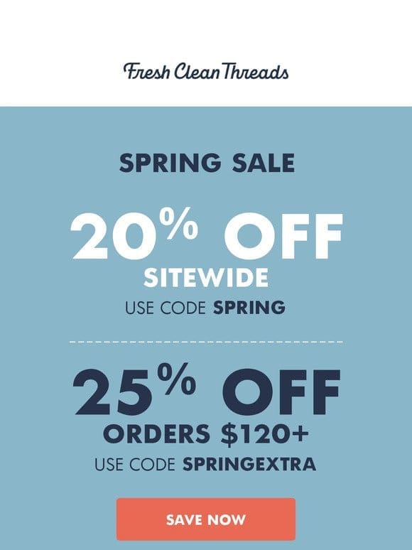 Spring Sale is warmin’ up! ☀️