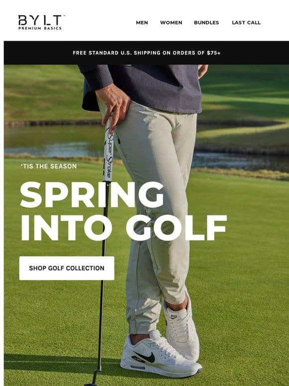 Spring into Golf  ️‍♂️