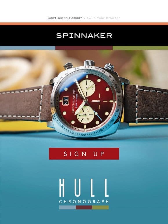 Spring’s Arrival: New Hull Chronographs