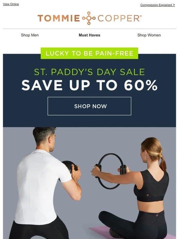 St. Paddy’s Day Sale!