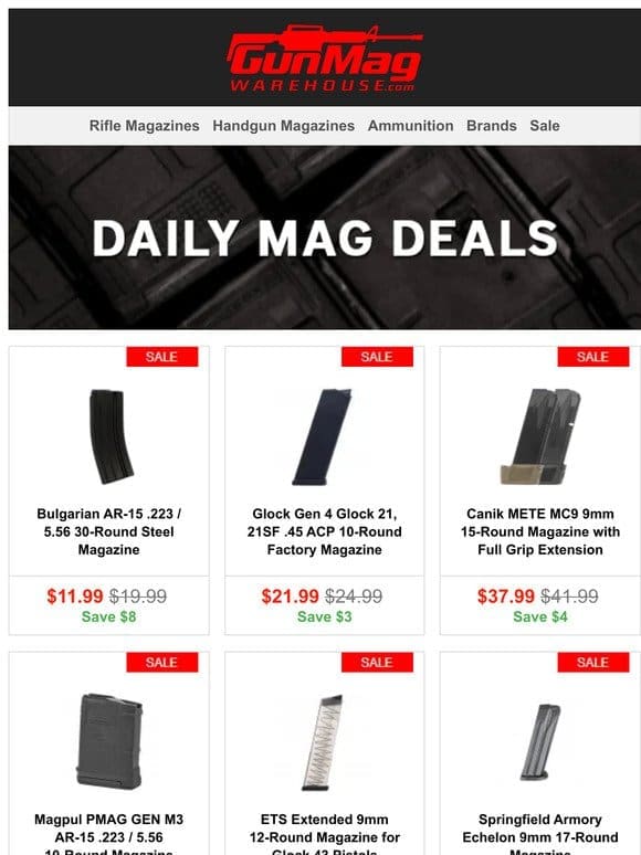 Stock Up On These Mag Deals | Bulgarian AR-15 30rd Mag for $12