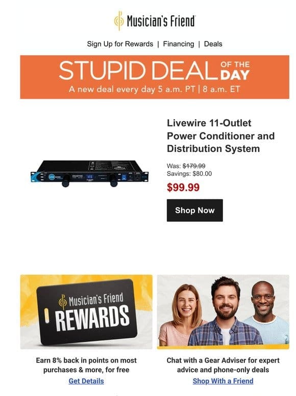 Stupid Deal of the Day now available!