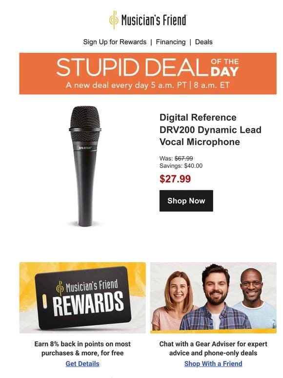 Stupid Deal of the Day now available!