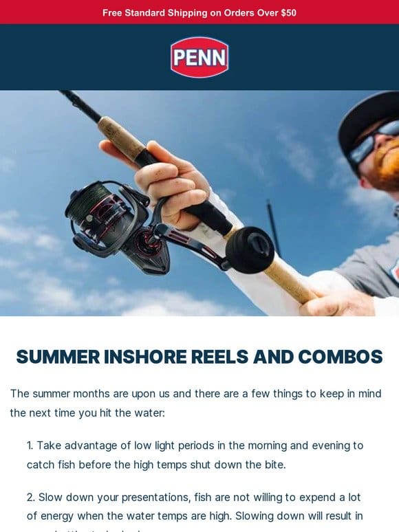 Summer Inshore Reels and Combos – PENN Staff Picks