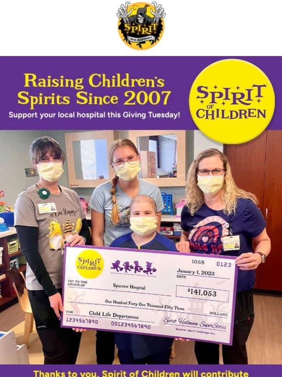 Support Spirit of Children!