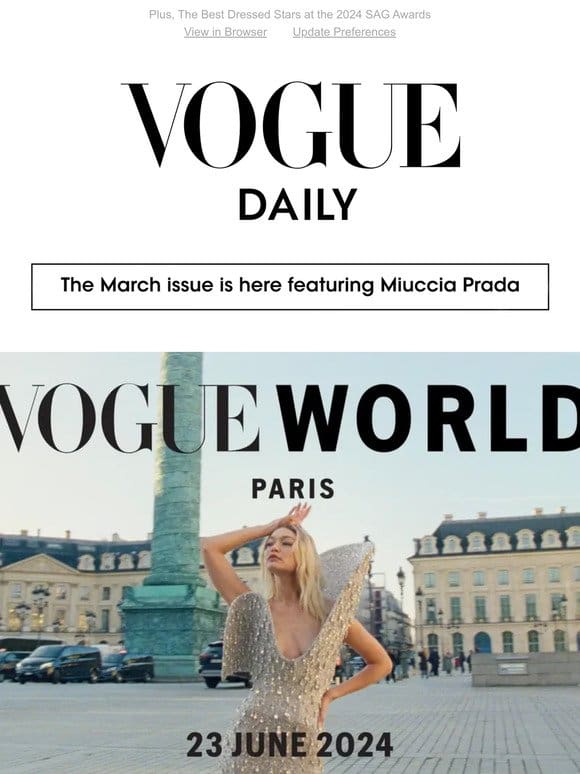 Surprise! Here’s Where Vogue World Is Headed Next