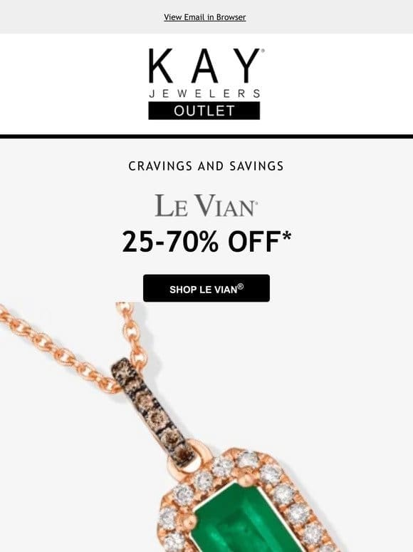 Sweet Savings: 25-70% OFF Le Vian