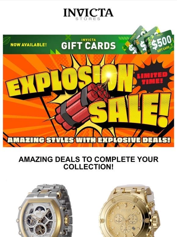 TOTAL BLOW UP EXPLOSION SALE Is ON❗️