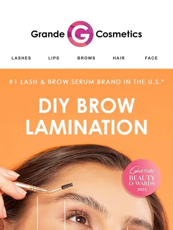 TRY OUR AWARD-WINNING BROW STYLING GEL