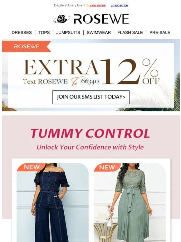 TUMMY CONTROL: Unleash Your Inner Grace and Style!