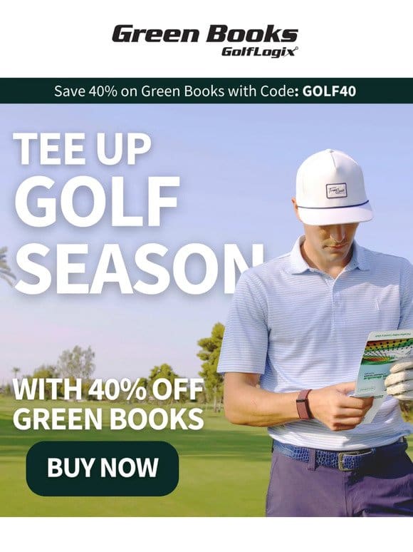 Take 40% Off ALL Green Books! Get your book today!