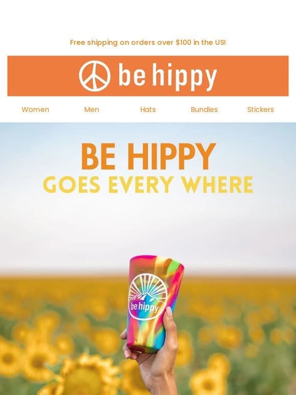 Take Be Hippy Wherever You Adventure