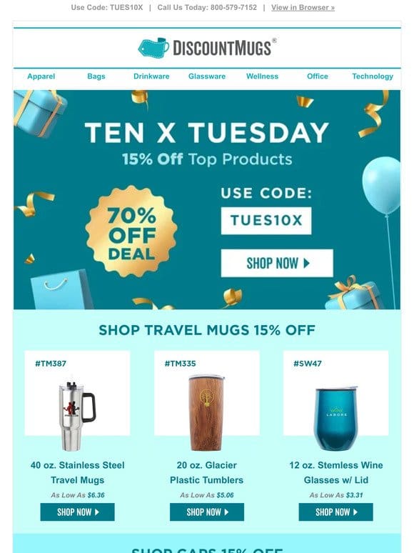 Ten Deals (10x) Tuesday | Plus: One Epic 70% Off Deal