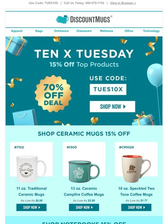 Ten Deals (10x) Tuesday | Plus: One Epic 70% Off Deal