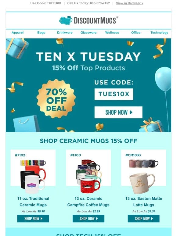 Ten Deals (10x) Tuesday | Plus: One Epic 70% Off Deal