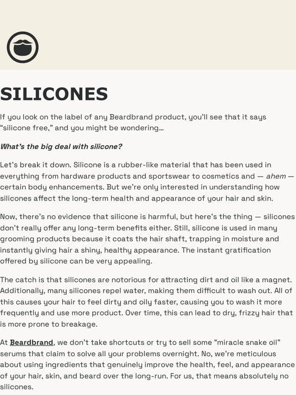 The allure of silicones