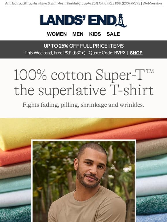 The men’s T-shirt with superpowers!