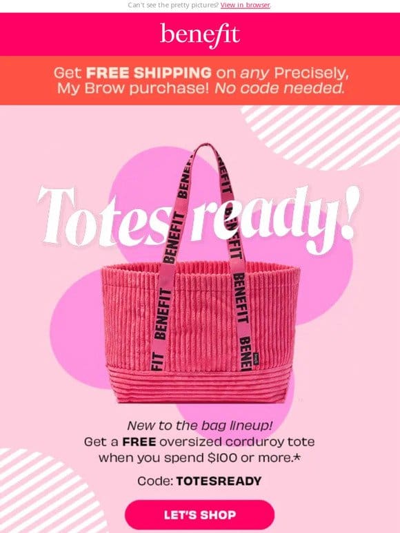 This corduroy tote is a REAL treat， bestie!