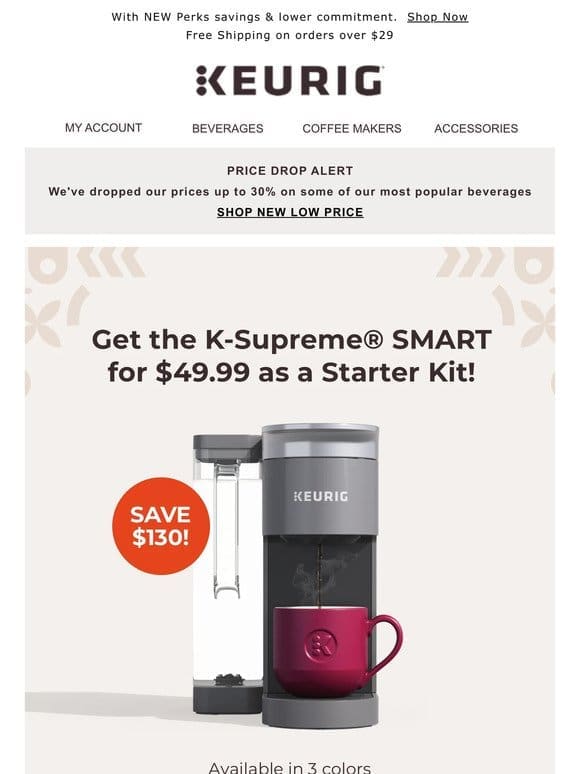 This is HUGE! 72% off K-Supreme SMART with exclusive Perks benefits