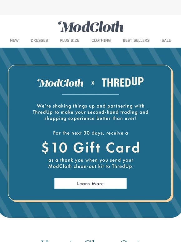 ThredUp X ModCloth Is Here