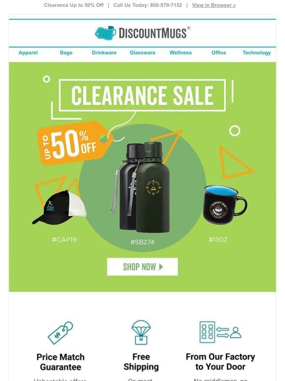 Tight Budget? Save Up to 50% on Clearance