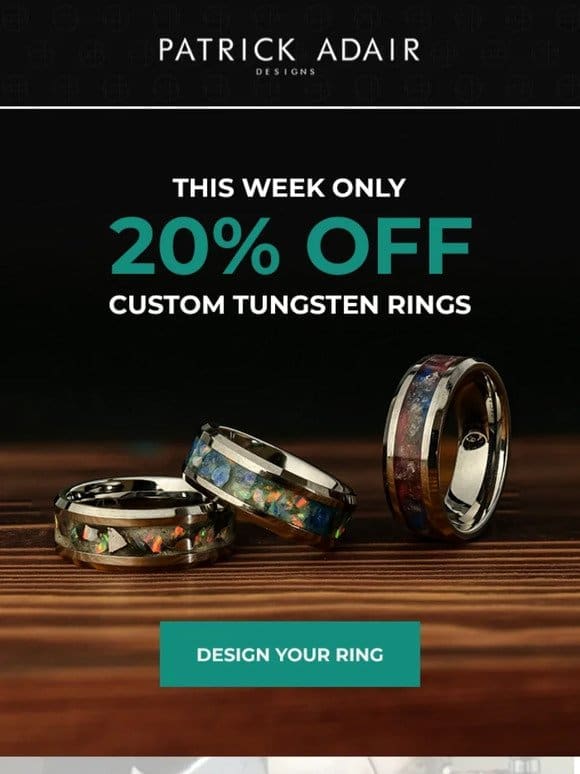 Tungsten Rings – Fully Customizable