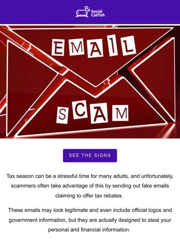 [URGENT] Avoid Tax Rebate Scam!