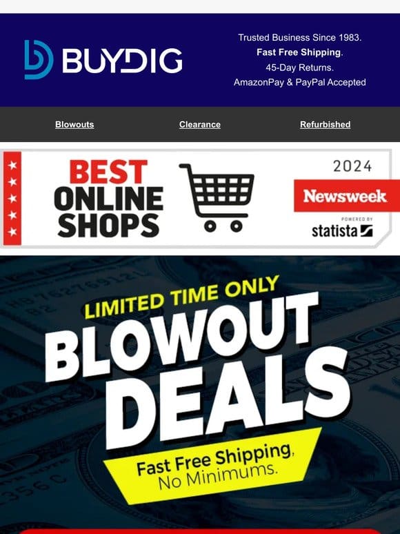 Unbeatable Blowout Deals on Hot Sellers