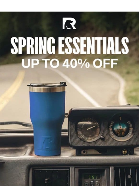 Up to 40% Off Road Trip Essentials