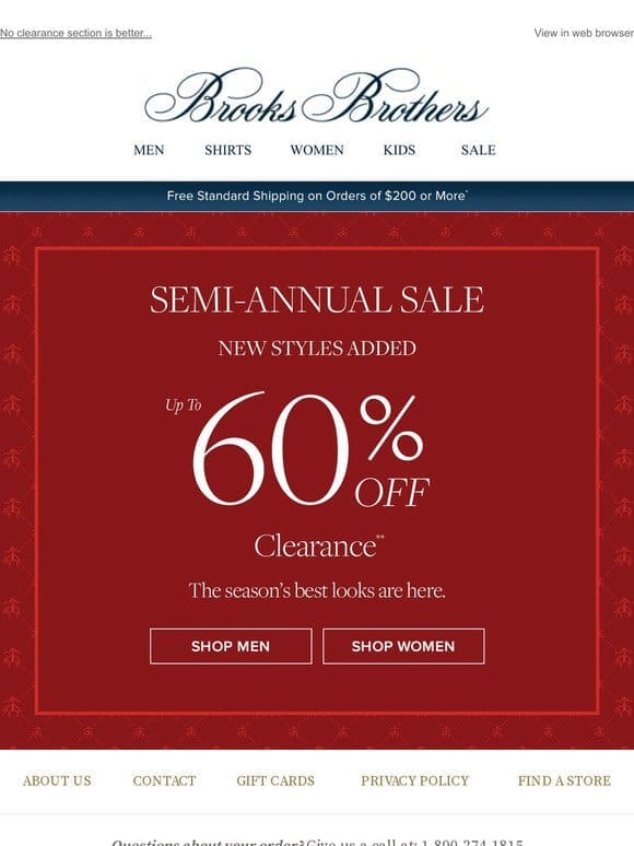 Up to 60% off the season’s best!