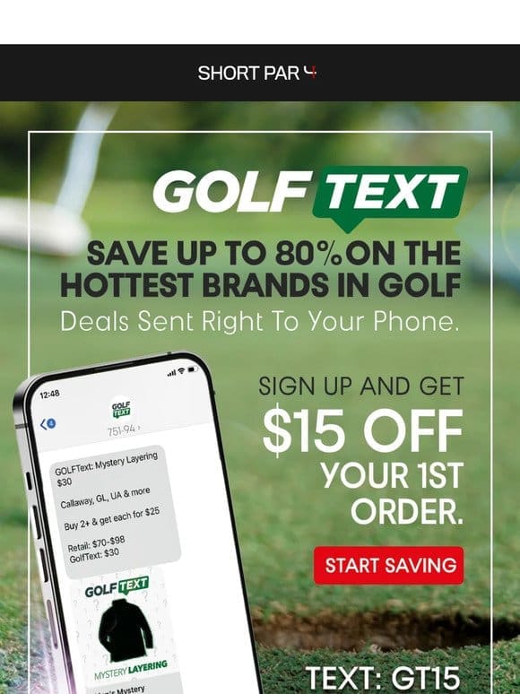 Up to 80% Off Golf Deals – Sign Up Now!