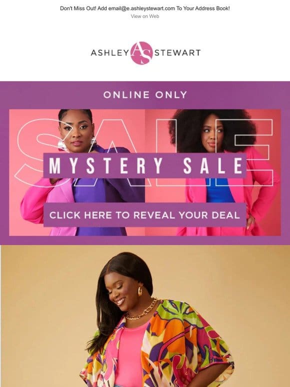 Use your Mystery Sale offer on these NEW SPRING TOPS!