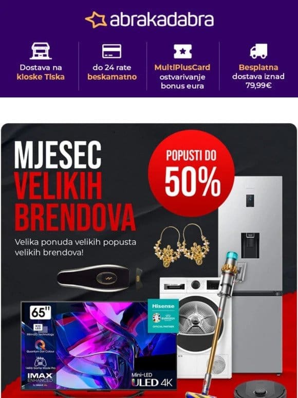 Veliki popusti na najveće brendove: Dyson， Waterpik， Smoothskin， Intex