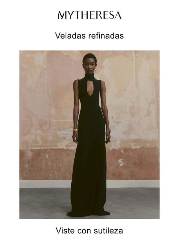 Vestidos de noche con aire minimalista