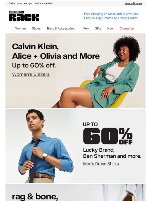 Wardrobe-building blazers: Calvin Klein & more