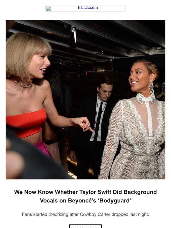 We Now Know Whether Taylor Swift Did Background Vocals on Beyoncé’s ‘Bodyguard’