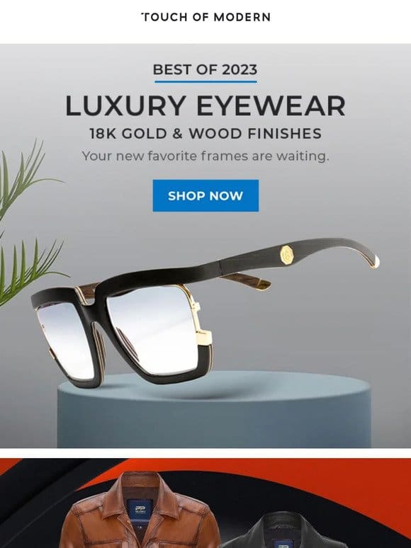 We See 18K Gold & Wood Finishes in Your Future