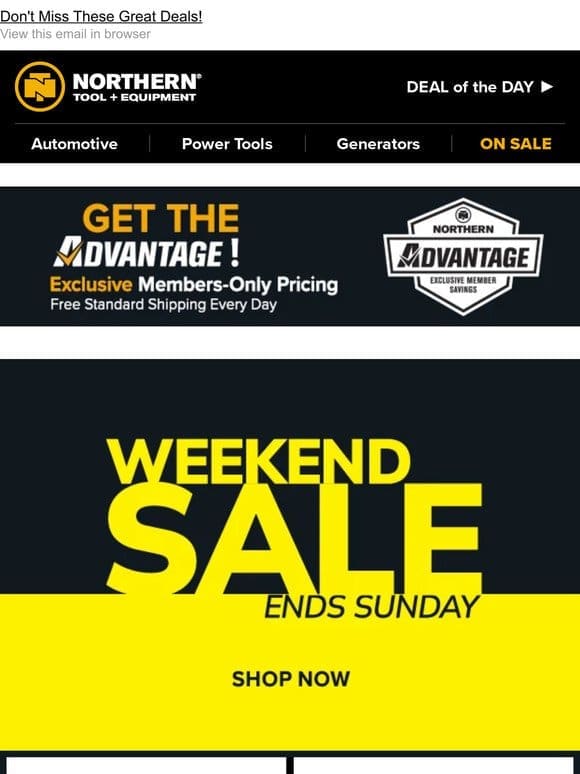 Weekend Deals Start Now + Save Up To 65%