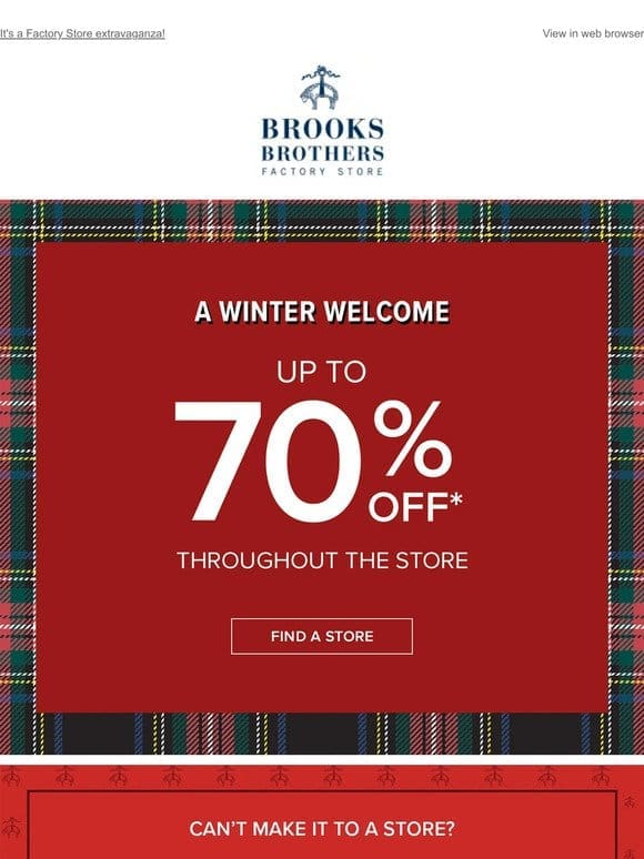 Winter style finds， up to 70% off today!