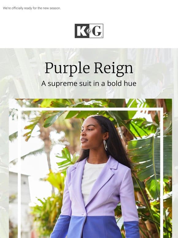 Women’s $59.99+ Suits in spring’s trending hue