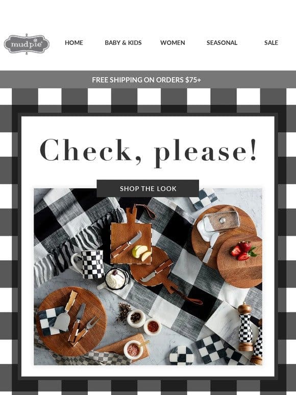 You do not want to miss our NEW Check Collection!