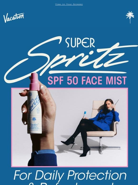 Your Daily SPF Face Mist is Here