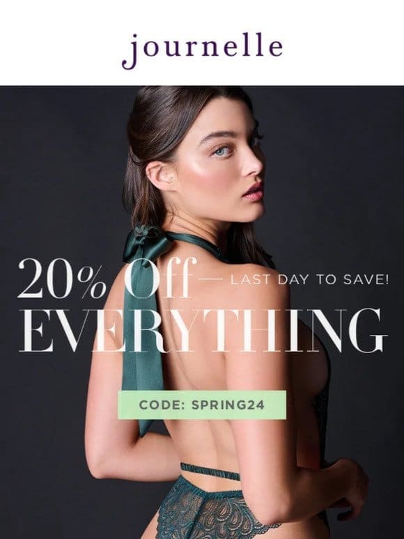 Your Lucky Day – 20% Off Everything!