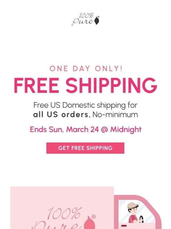 You’re Invited: Free Shipping Sunday Starts Now!